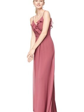 NWT BILL LEVKOFF ROSEWOOD CHIFFON GOWN SIZE 12
